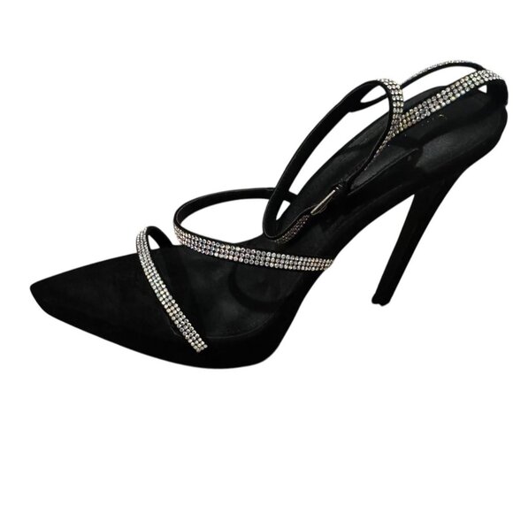 Shoe Republica Black and silver high heel shoes - Picture 1 of 5
